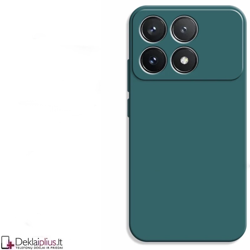 Liquid Air silikoninis žalias dėklas - su kameros apsauga (Xiaomi Poco F6 Pro 5G) Liquid Air silikoninis žalias dėklas - su kameros apsauga (Xiaomi Poco F6 Pro 5G)